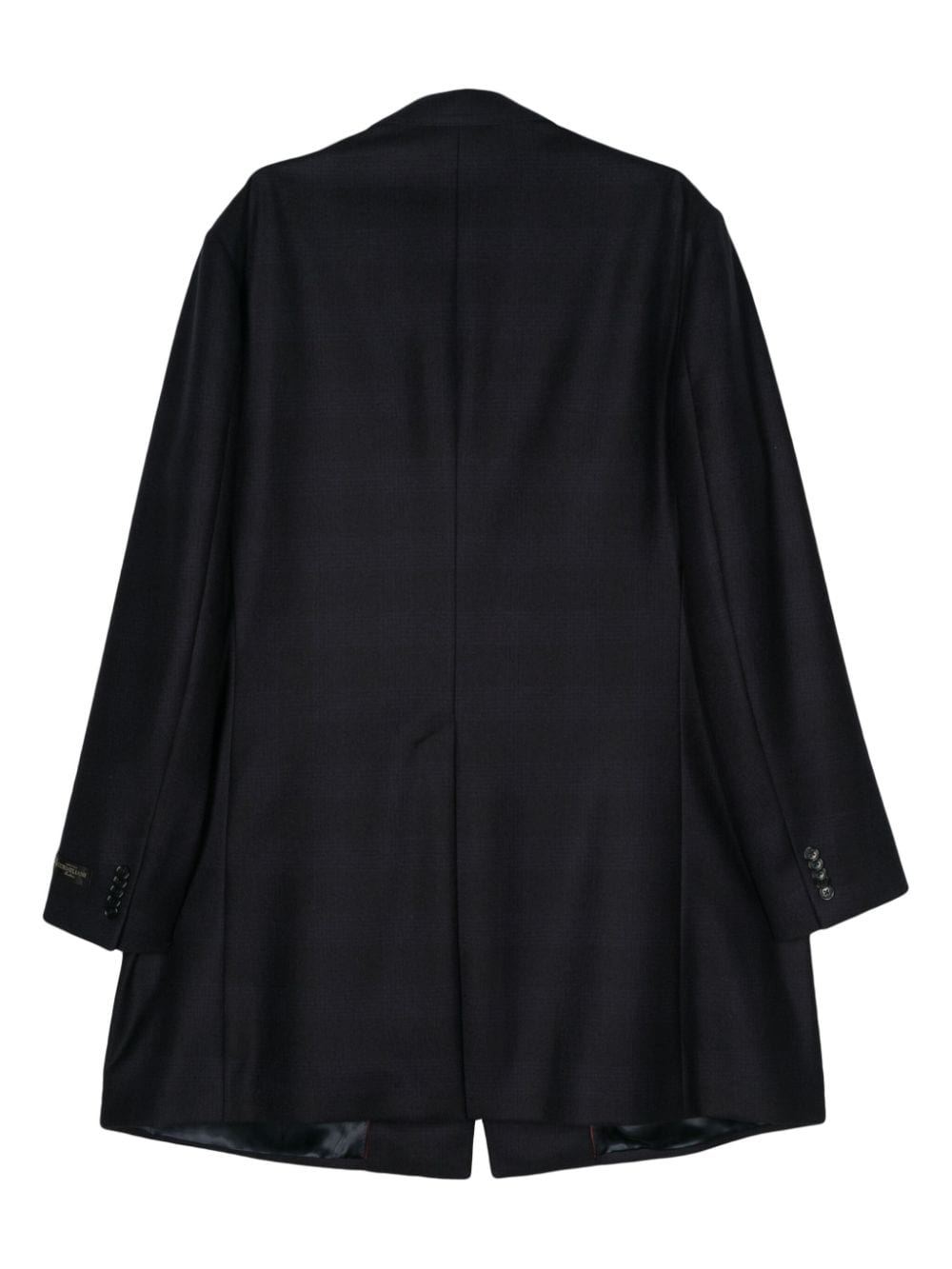 Shop Corneliani Virgin-wool Coat In Black