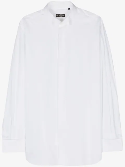 Corneliani camisa con cuello diplomático