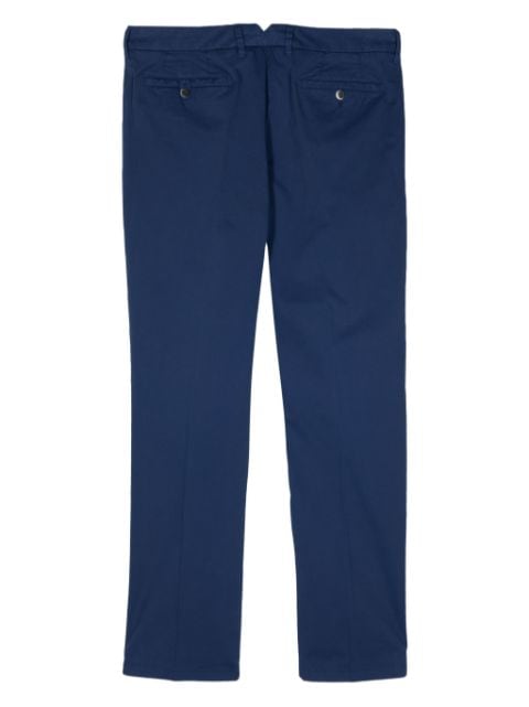 tapered-leg chino trousers