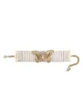 Blumarine crystal-embellished choker necklace - Gold