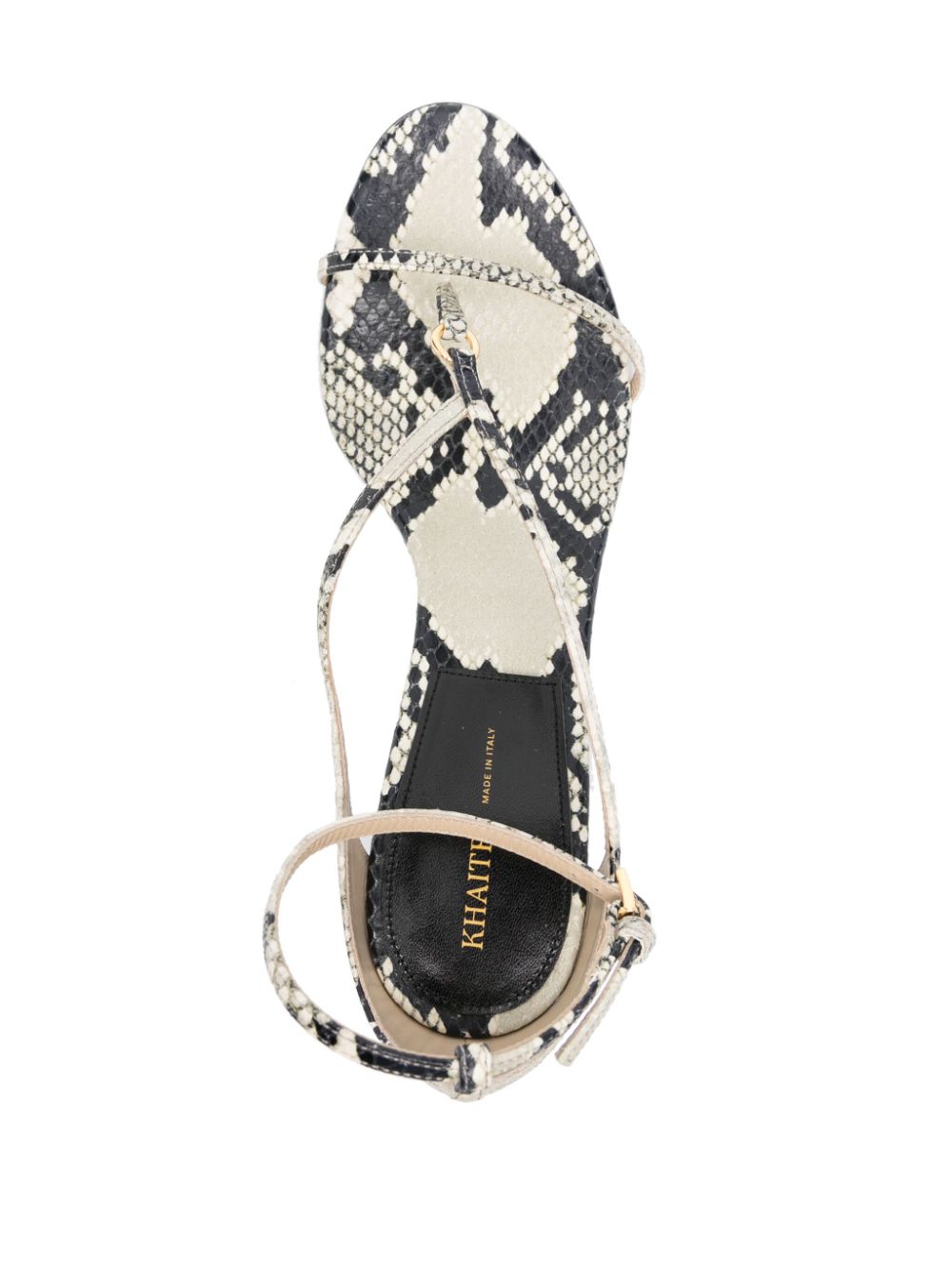 Shop Khaite Marion 75mm Sandals In Neutrals