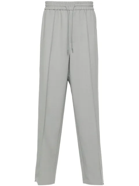 Emporio Armani raised-seam straight trousers