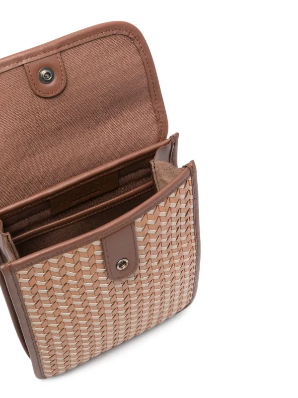 Hereu Terra Woven レザーショルダーバッグ | ブラウン | FARFETCH JP