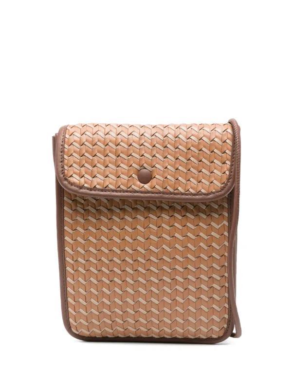 Hereu Terra Woven レザーショルダーバッグ | ブラウン | FARFETCH JP