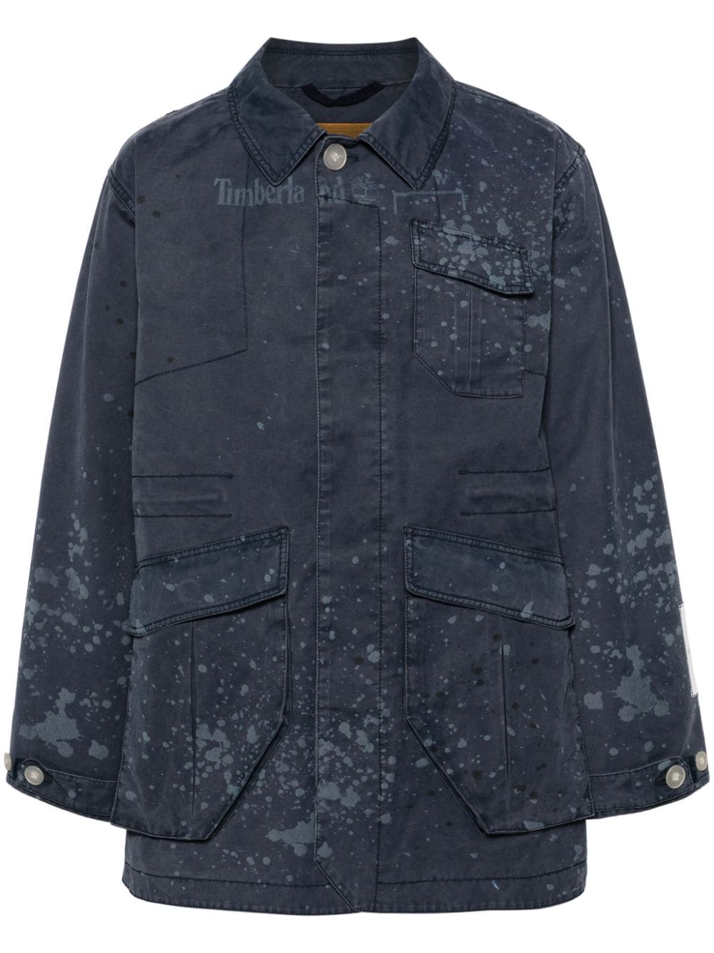 Shop Timberland X A-cold-wall* Cotton Chore Jacket In Blue