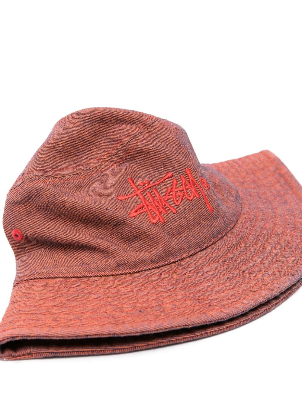 Stüssy Copyright bucket hat - Oranje