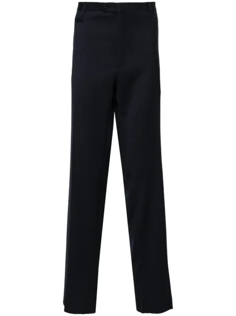 Corneliani pantalones de vestir con tiro medio