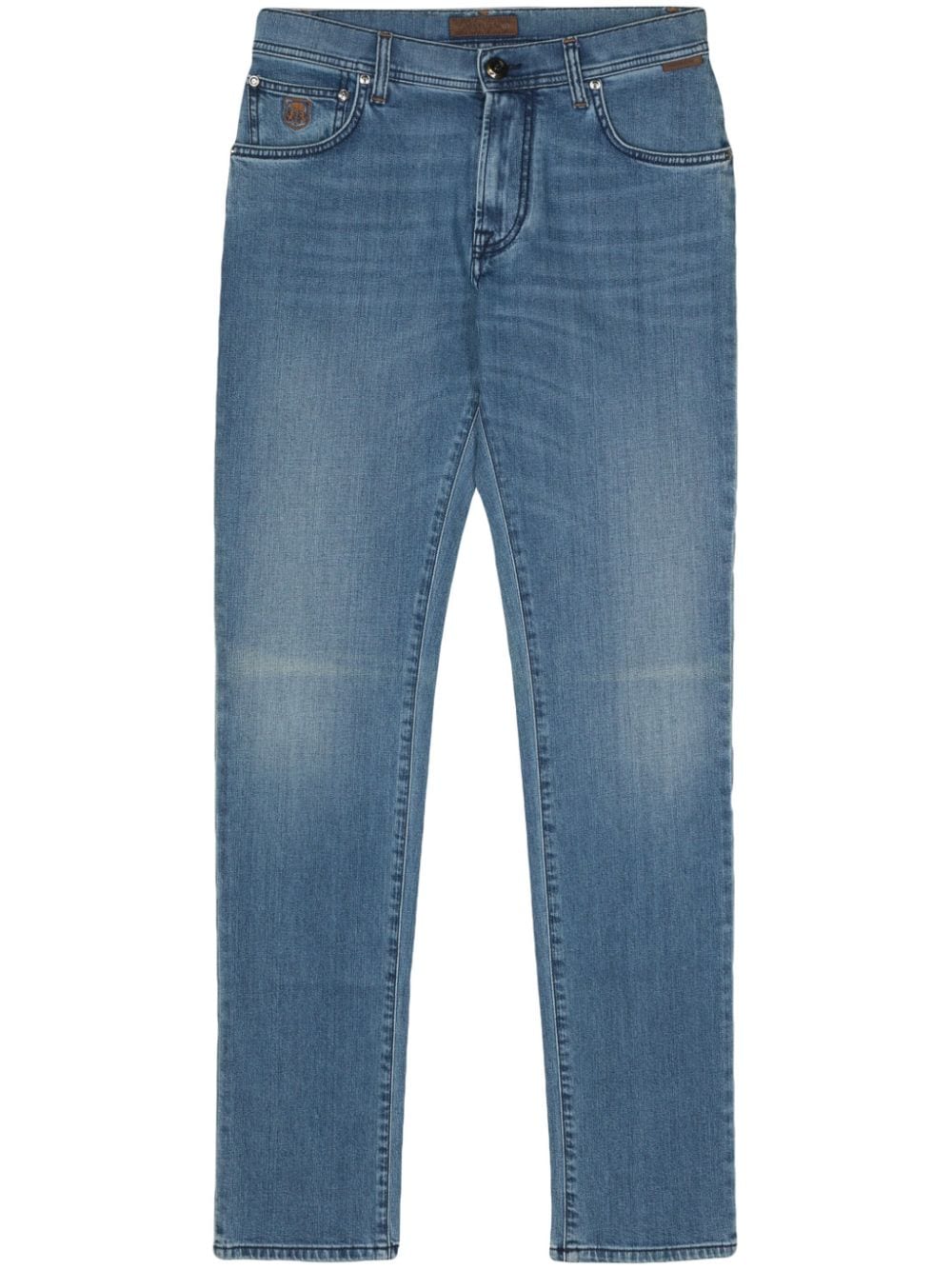 Corneliani Straight-leg Jeans In Blue