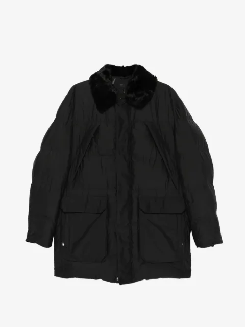 Corneliani fur collar pocket jacket