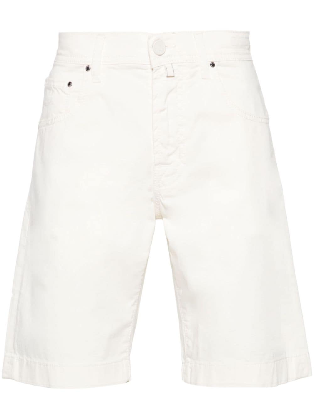 Jacob Cohen Nicolas Poplin Chino Shorts In White