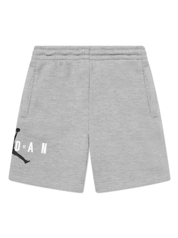 Jordan Kids logo print Track Shorts Grey FARFETCH NZ