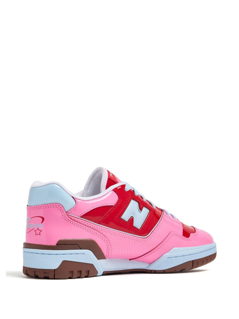 Shop New Balance Y2k 550 Colour-block Sneakers In Pink