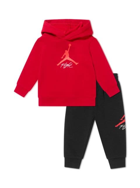 Jordan Kids logo-print jersey tracksuit