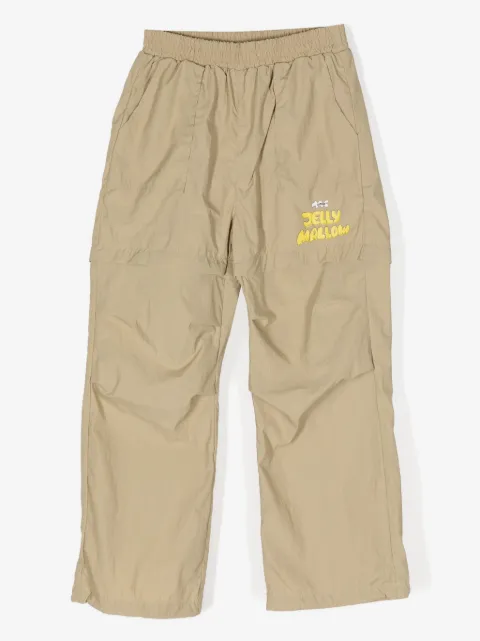 JELLYMALLOW pantalones con logo estampado