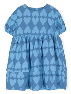 mini rodini butterfly dress Kids Mini Rodini Butterflies Collar Dress - Red