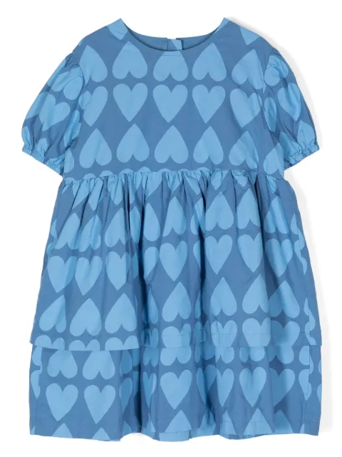 JELLYMALLOW heart-print cotton dress