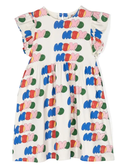 JELLYMALLOW Kleid mit abstraktem Print