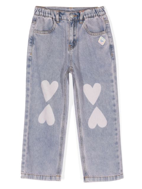 JELLYMALLOW Jeans mit Herz-Print