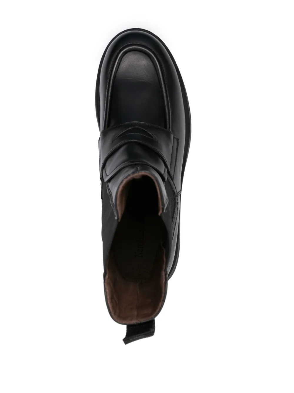 NeroGiardini calf-length leather boots Black