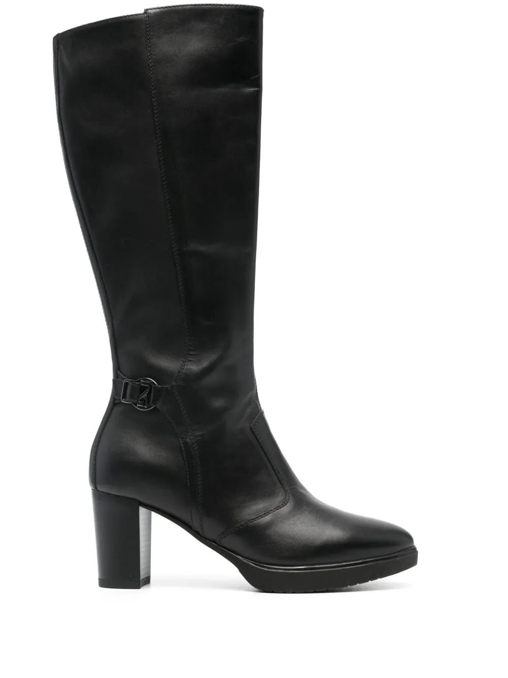 NeroGiardini Guanto 75mm leather boots Black