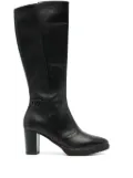 NeroGiardini Guanto 75mm leather boots - Black