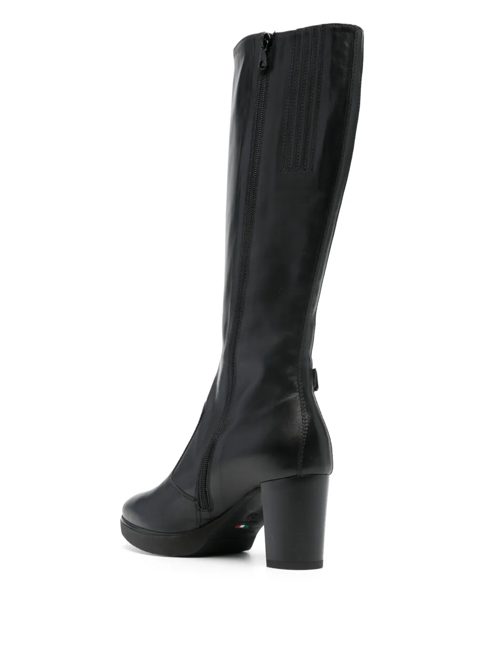 NeroGiardini Guanto 75mm leather boots Black