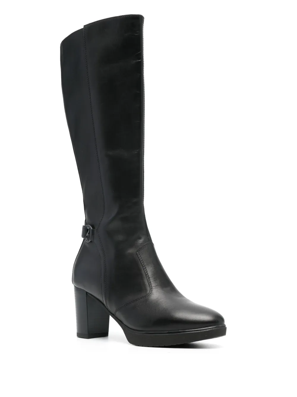 NeroGiardini Guanto 75mm leather boots Black