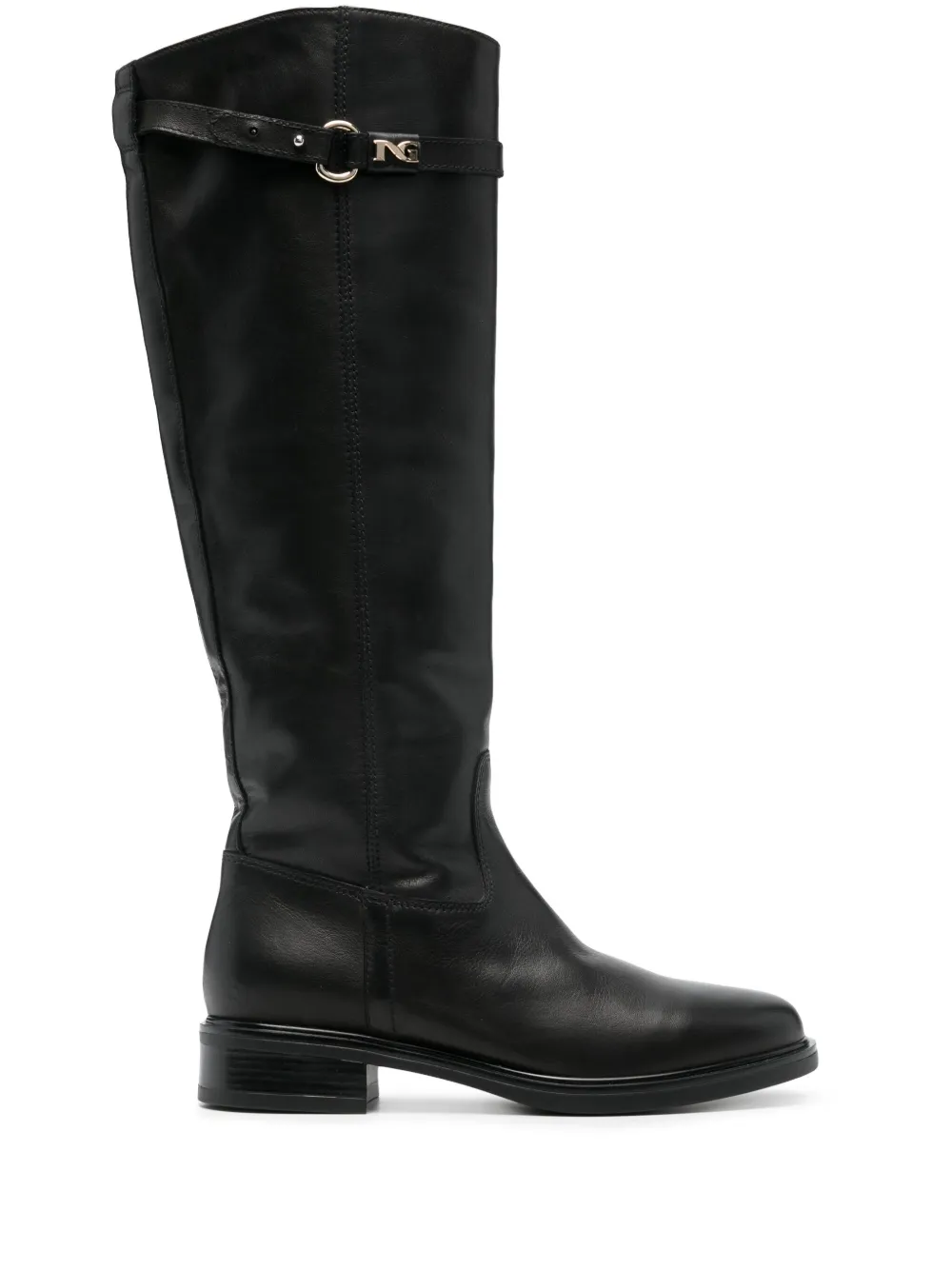 NeroGiardini Sauvage 35mm leather boots Black