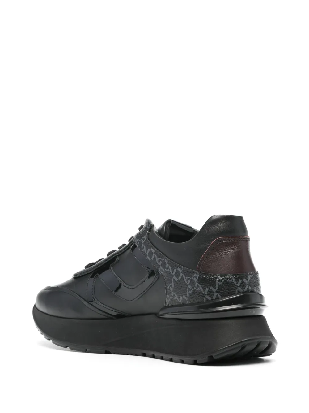 NeroGiardini Guanto leren sneakers Zwart