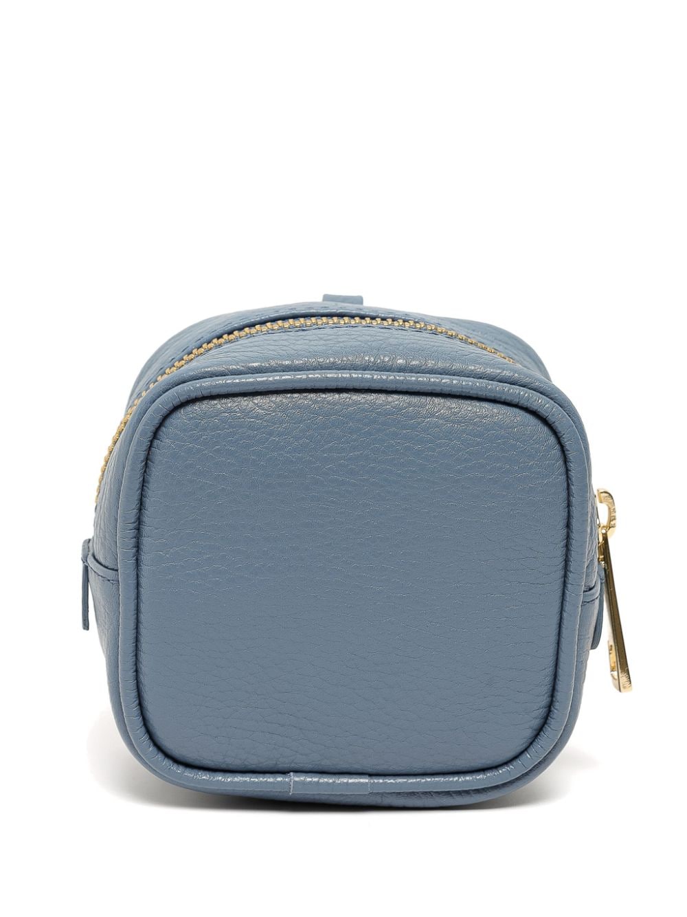 sarah chofakian portefeuille en cuir à logo imprimé - bleu