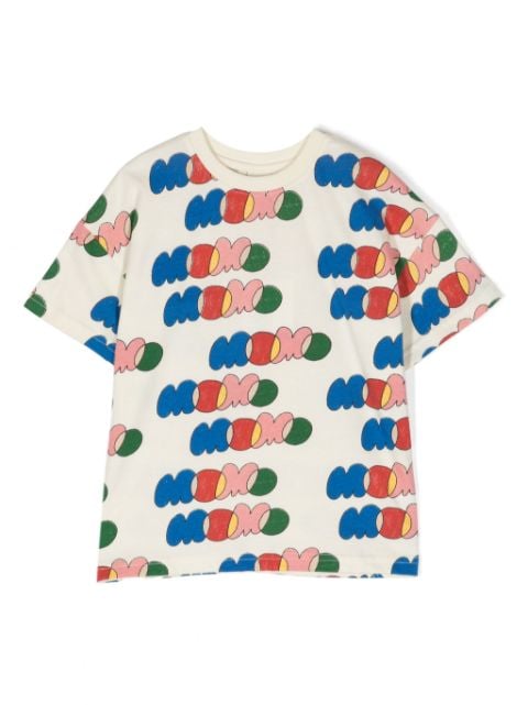 JELLYMALLOW Momo-print cotton T-shirt