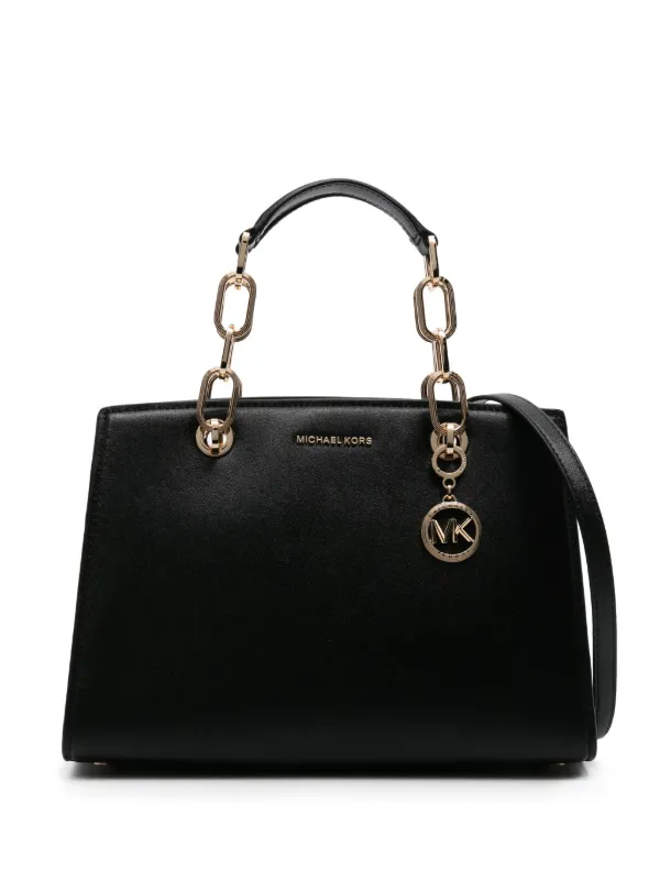 Michael Kors black good leather handbag