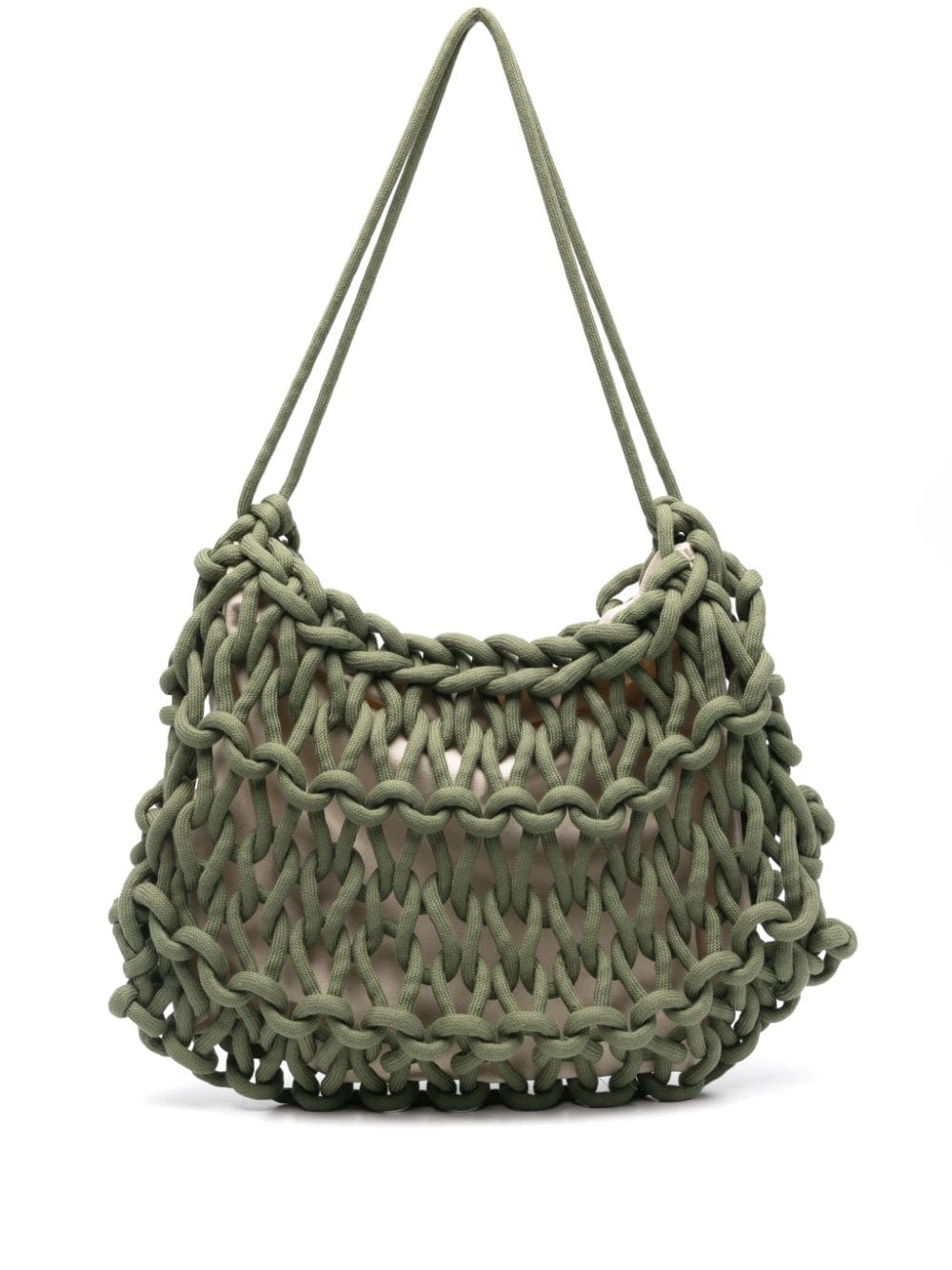 Alienina Nadia Rope Shoulder Bag In Green