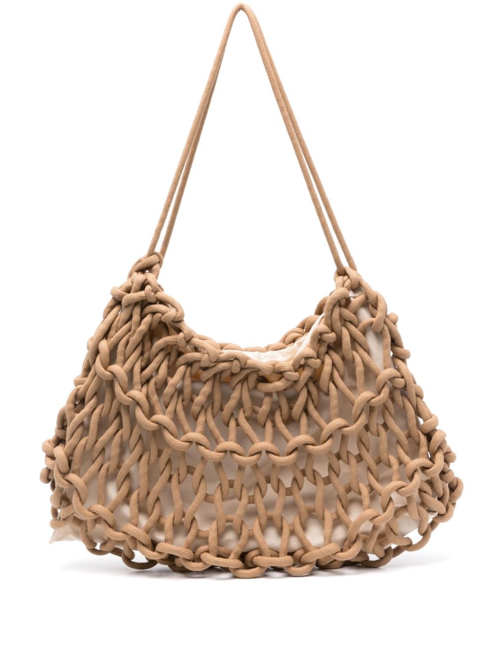 Alienina Nadia Rope Shoulder Bag In Brown