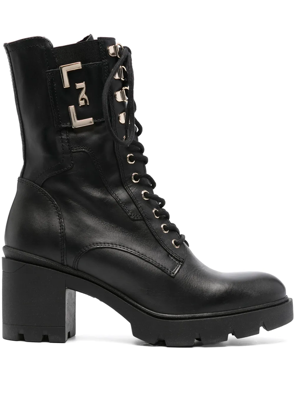 NeroGiardini 80mm leather boots Black