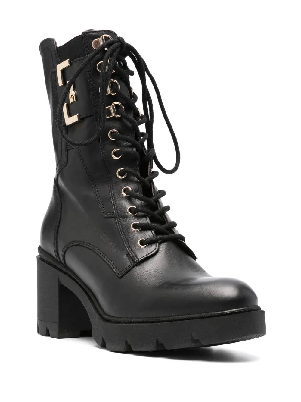NeroGiardini 80mm leather boots Black