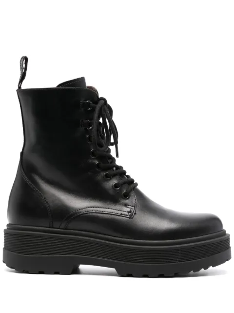 NeroGiardini calf-length leather boots