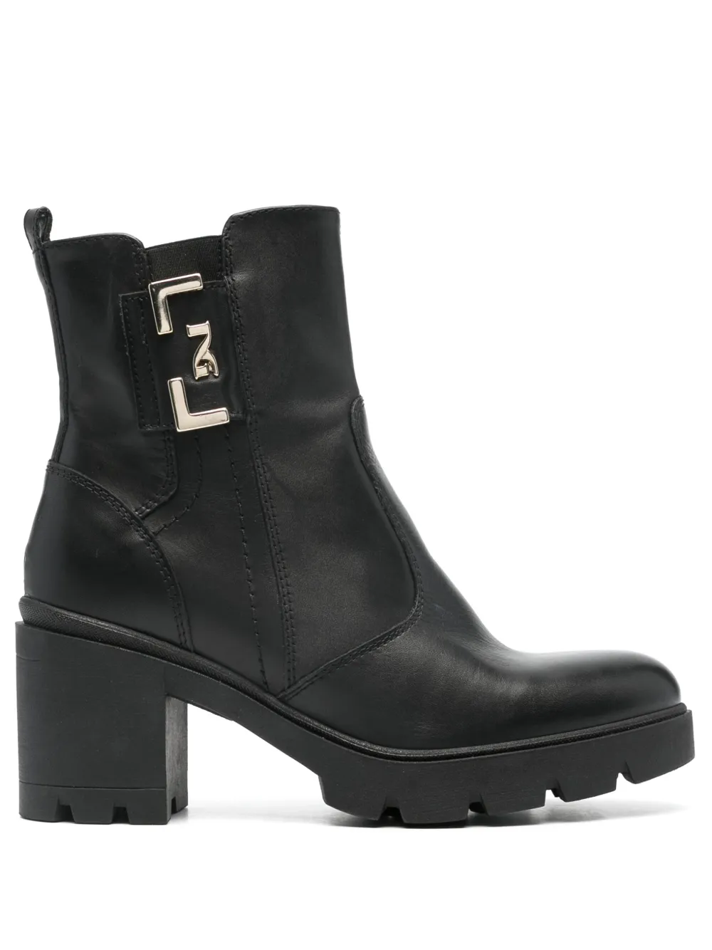NeroGiardini Guanto 80mm leather boots Black