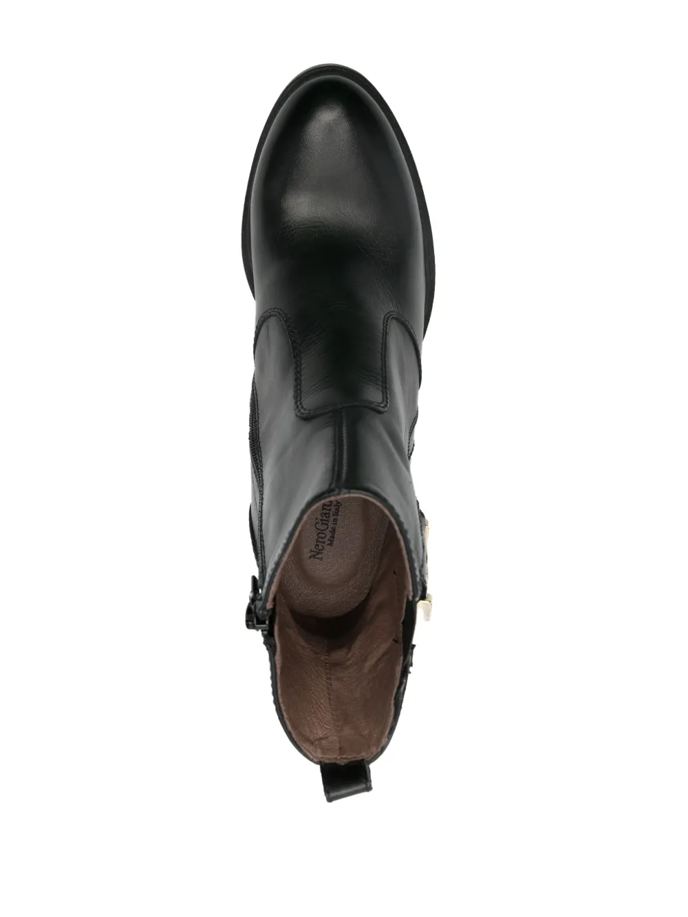 NeroGiardini Guanto 80mm leather boots Black