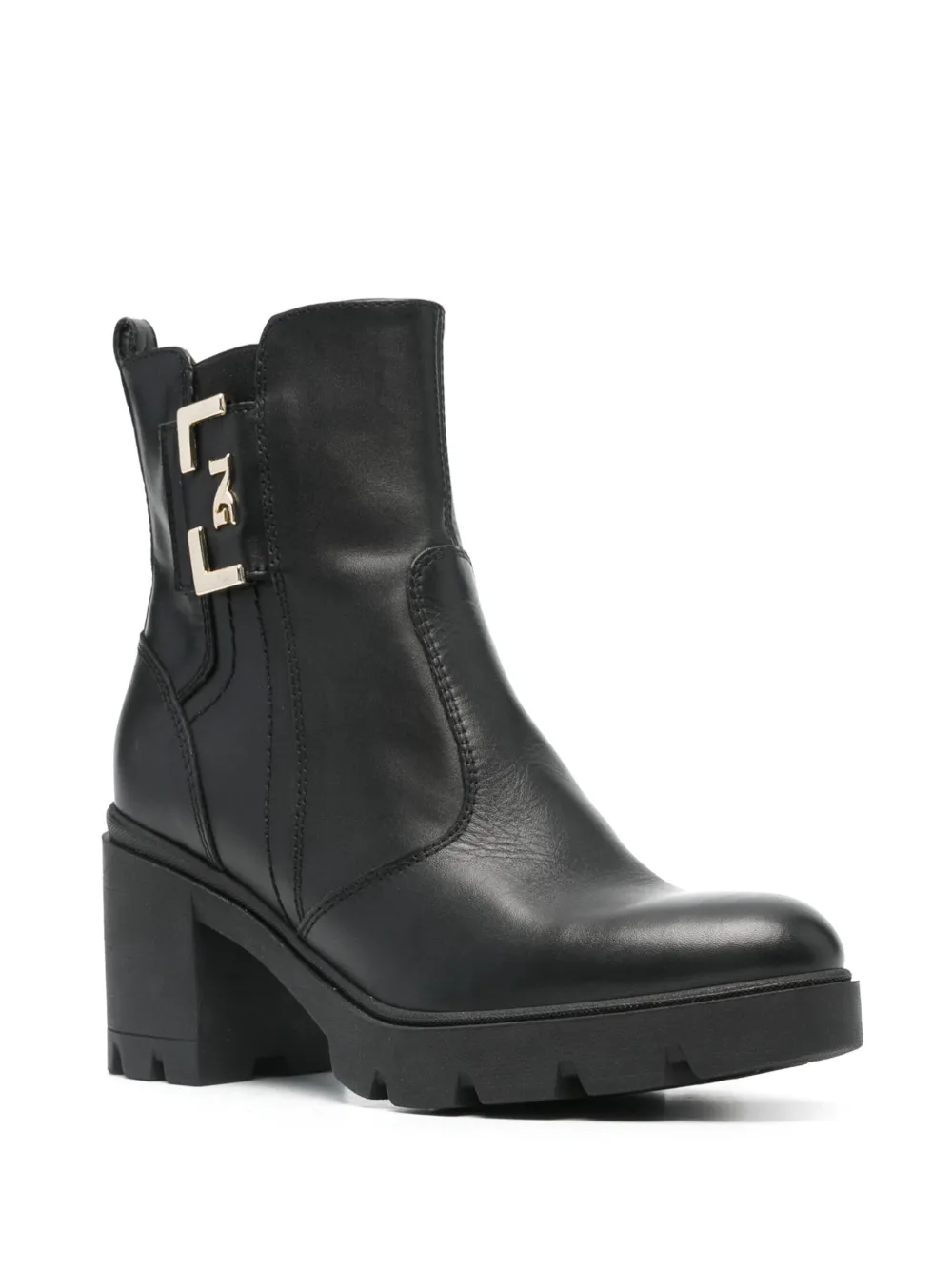 NeroGiardini Guanto 80mm leather boots Black