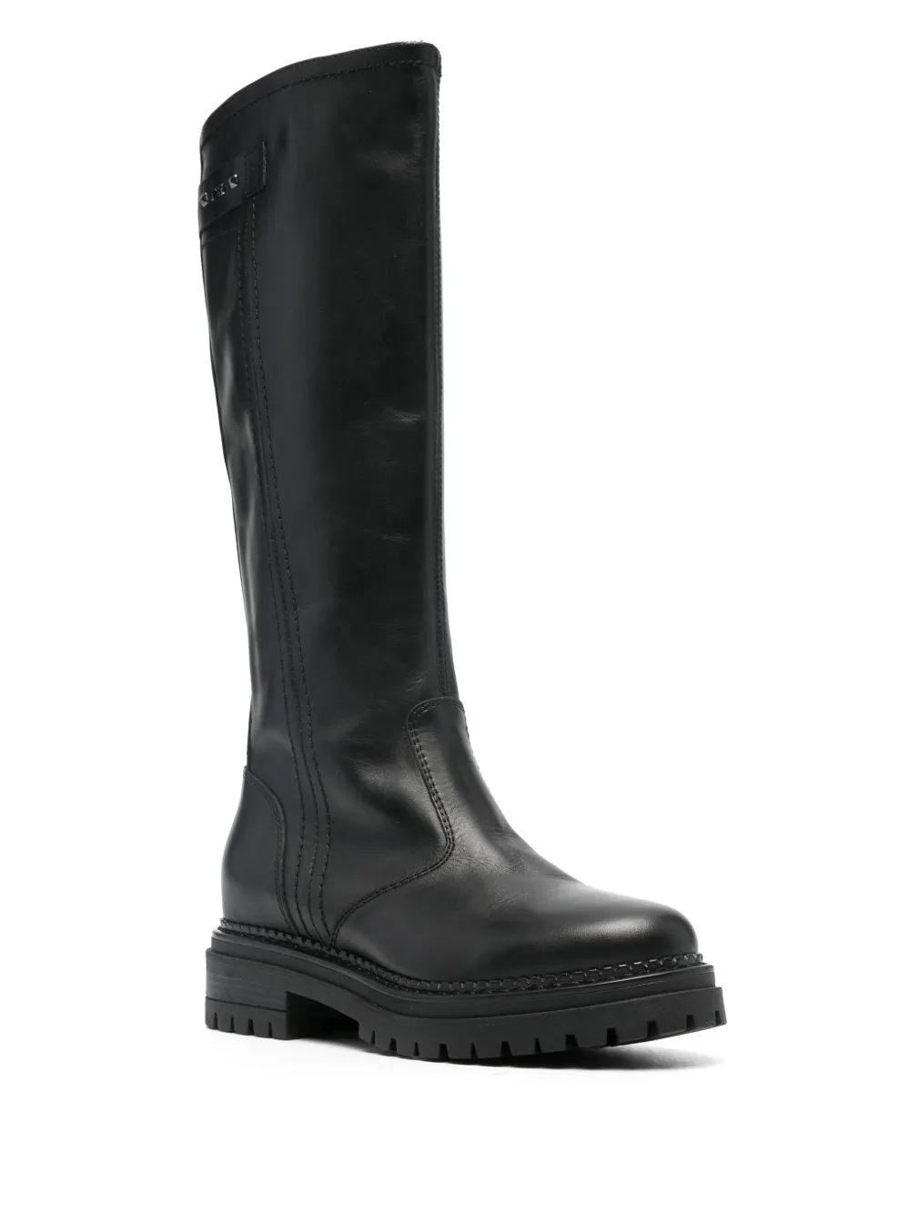 NeroGiardini Guanto leather boots Black