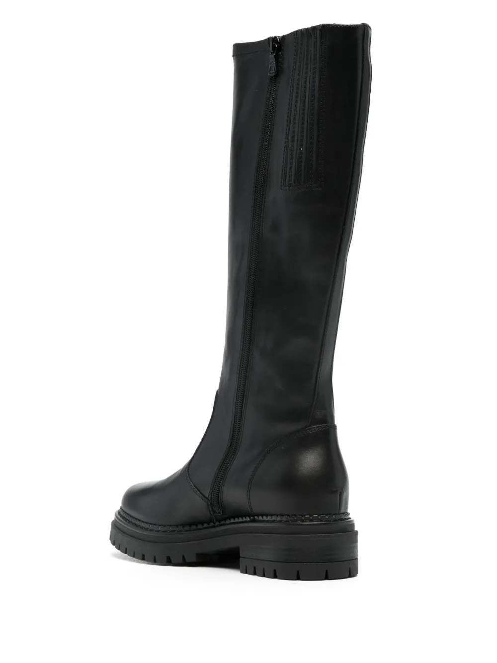 NeroGiardini Guanto leather boots Black