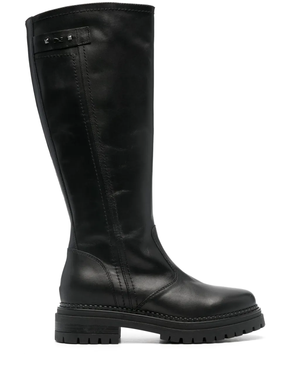 NeroGiardini Guanto leather boots Black