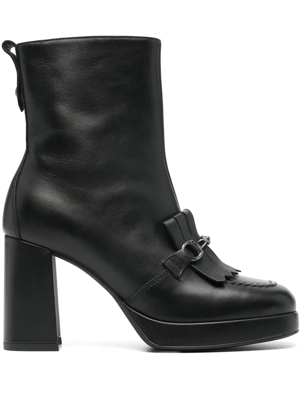 NeroGiardini Guanto 90mm leather boots Black