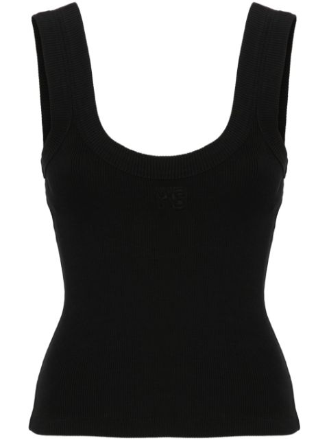 Alexander Wang embossed-logo tank top Women