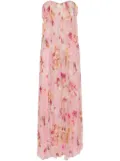 NISSA floral-print maxi dress - Pink