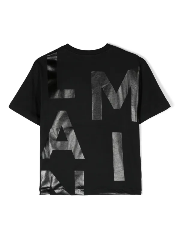 期間限定価格商品 logo-print Kids Balmain Cotton FARFETCH | Black | T-shirt Tシャツ(半袖/袖なし)