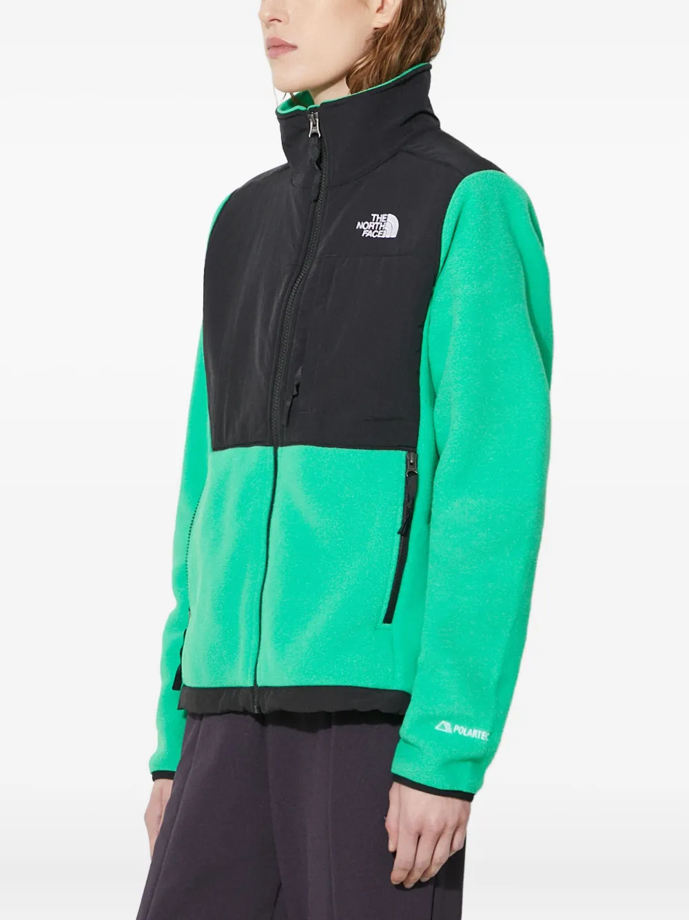 The North Face Denali Fleece Sweatshirt In Green