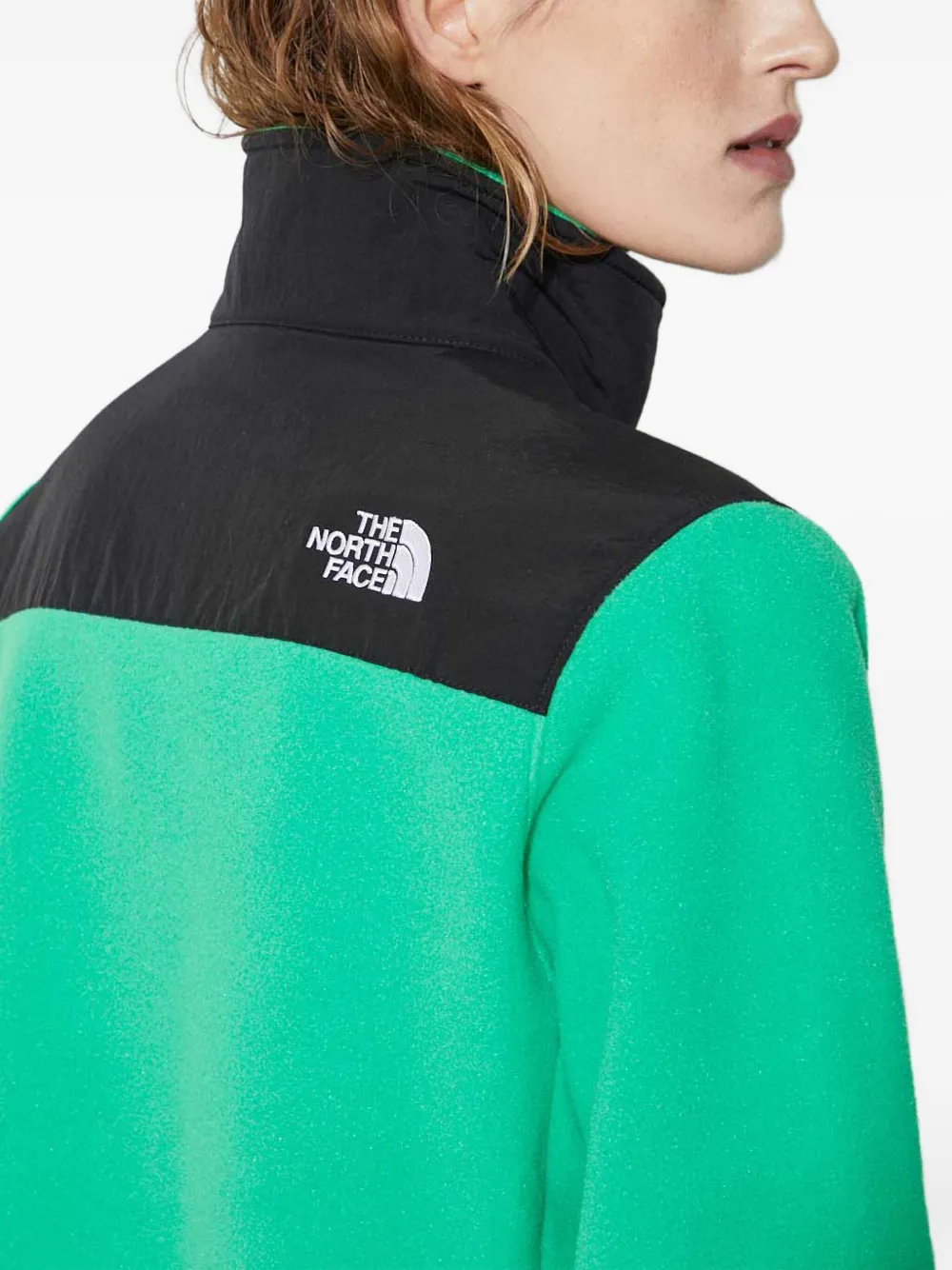 The North Face Denali Fleece Sweatshirt In Green