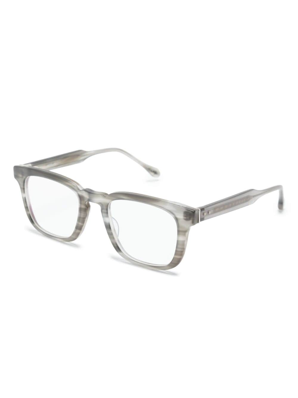 Shop Matsuda M1031 Square-frame Glasses In 灰色